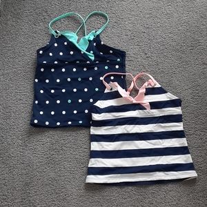 Lands' End swim top set